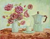 Collection 7 La Caffettiera E I Fiori Amaranto