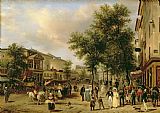 Guiseppe Canella View of Boulevard Montmartre