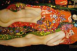 Gustav Klimt Sea Serpents Ii