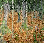 Gustav Klimt The Birch Wood