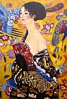 Gustav Klimt Woman with Fan II