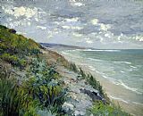 Gustave Caillebotte Cliffs by the sea at Trouville