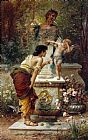 Hans Zatzka At Cupids Fountain