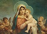Hans Zatzka Madonna And Child