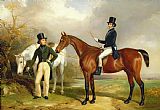 Henry Barraud Two Gentlemen Out Hunting