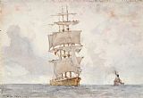 Henry Scott Tuke Barque and Tug
