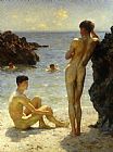 Henry Scott Tuke Lovers of the Sun