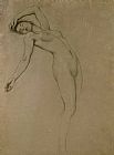 Herbert James Draper Study for Clyties of the Mist