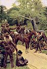Howard Pyle They Talked It Over With Me Sitting on the Horse
