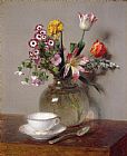 Ignace Henri Jean Fantin-Latour Spring Bouquet