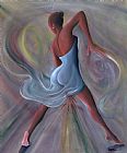 Ikahl Beckford Blue Dress