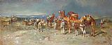 Italian School The Arab Caravan