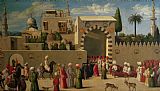 Italian School The Reception of Domenico Trevisani in Cairo