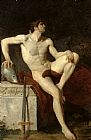 Jean-Germain Drouais Seated Gladiator