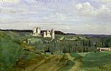 Jean Baptiste Camille Corot View of the Chateau de Pierrefonds