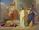Jean Marie Melchior Doze Jesus Healing the Leper