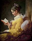 JeanHonore Fragonard Young Girl Reading