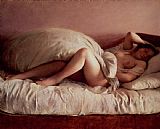 Johann Baptist Reiter Sleeping woman