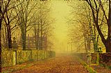 John Atkinson Grimshaw Evening Glow