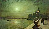 John Atkinson Grimshaw Reflections on the Thames