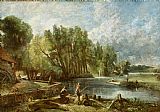 John Constable The Young Waltonians - Stratford Mill