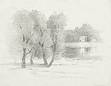 John Henry Twachtman  Landscape - late 19th-early 20th century