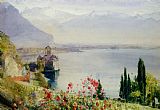 John William Inchbold The Castle at Chillon