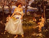 John William Waterhouse A Song of Springtime