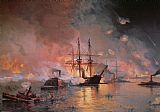 Julian Oliver Davidson Capture of New Orleans by Union Flag Officer David G Farragut