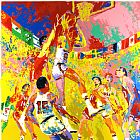 Leroy Neiman Olympic Basketball