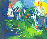 Leroy Neiman Pool Room