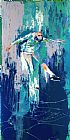 Leroy Neiman Winter Olympic Skating, Lake Placid, 1980