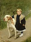 Luigi Toro Young Child and a Big Dog