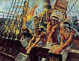 Luis Arcas Brauner The Boston Tea Party