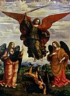 Marco DOggiono The Archangels triumphing over Lucifer