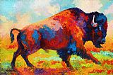 Marion Rose Running Free - Bison