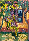 Marta Martonfi Benke Sunlit Wall With Fruit Tree