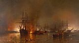 MFH De Haas Farragut's Fleet Passing the Forts Below New Orleans