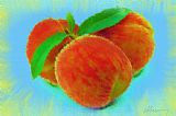 Michael Greenaway Abstract Fruit Painting