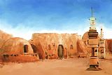Michael Greenaway Star Wars Film Set Tatooine Tunisia