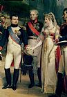 Nicolas Louis Francois Gosse Napoleon Bonaparte Receiving Queen Louisa of Prussia