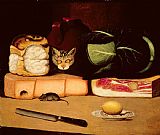 Others Still Life with Cat and Mouse