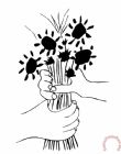 Pablo Picasso Mains Aux Fleurs