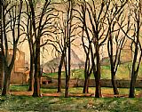 Paul Cezanne Chestnut trees at the Jas de Bouffan