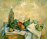 Paul Cezanne Still Life with Bottle of Liqueur