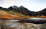 Paul Dene Marlor Y Lliwedd ridge from Lake Llyn Llydaw