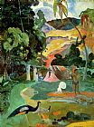 Paul Gauguin Matamoe or Landscape with Peacocks