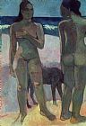 Paul Gauguin Two Tahitian Women on the Beach