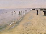 Peder Severin Kroyer Summer Day at the South Beach of Skagen