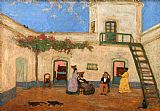 Pedro Figari El Patio O Patio Unitario